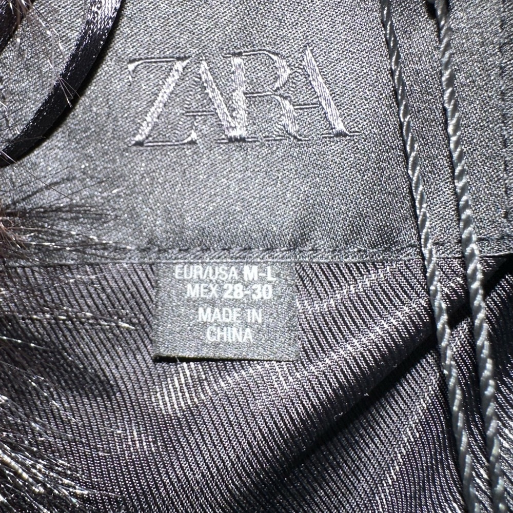 Zara Dark Brown Extra Long Faux Fur Jacket - Picture 9 of 10